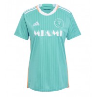 Camisa de Futebol Inter Miami Jordi Alba #18 Equipamento Alternativo Mulheres 2024-25 Manga Curta